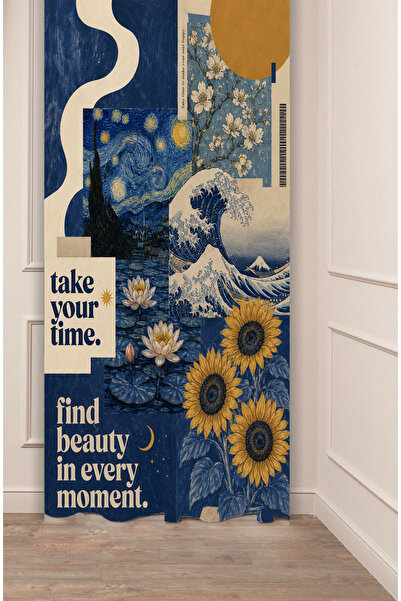 GREENDECOR Van Gogh "Starry Night" "Sunflower" Hokusai "The Great Wave" Monet...