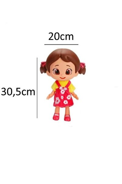 Aruba Niloya ve Tospik! %100 Et Bebek Lisanslı 2 Figürlü 30cm Kıyafetli Orjinal Bebekli Oyuncak Seti -Yeni Niloya ve Tospik