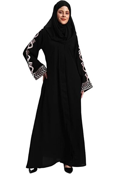 styleville.in Elegant Women's Abayas with Hijab | Embroidered Abayas with Hij...