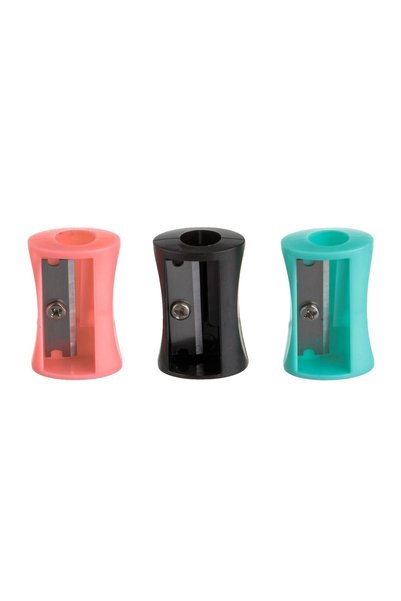 OEM Set ascuțitori pentru creioane, 3 bucăți/piese, 2.5cm – ascuțitoare