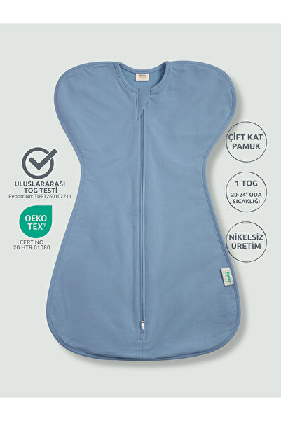 Zuppers International Tog Tested - 1 Tog - Baby Swaddle Sleeping Bag - Butter...
