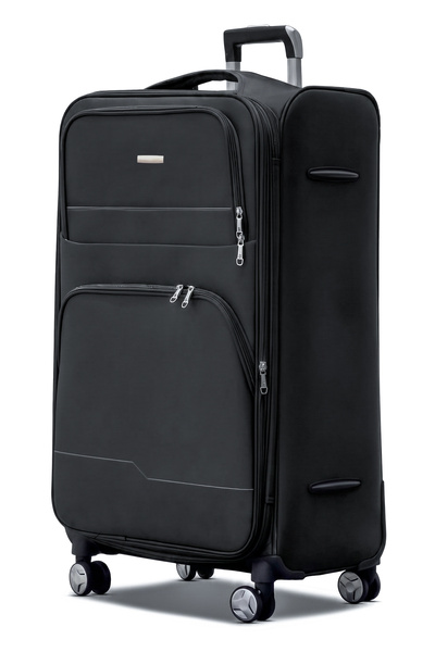ZAAPPY Prestige Premium Nylon Expandable Large Checked 28 Inch (30-35kg) Lugg...