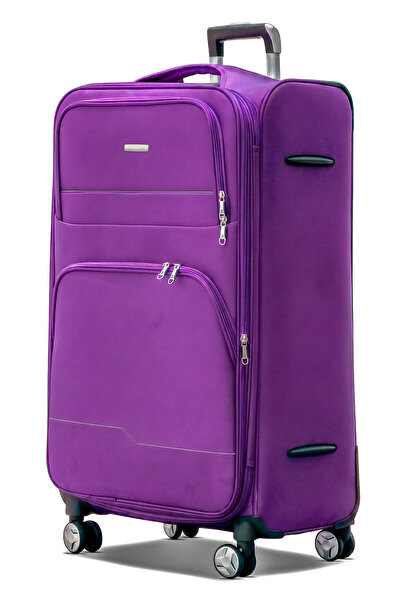 ZAAPPY Prestige Premium Nylon Expandable Large Checked 28 Inch (30-35kg) Lugg...
