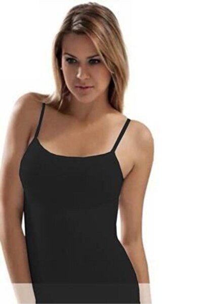 Zulu Ticaret Women's Ribbed Strappy Undershirt