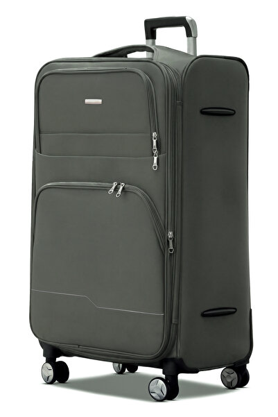 ZAAPPY Prestige Premium Nylon Expandable Large Checked 28 Inch (30-35kg) Lugg...