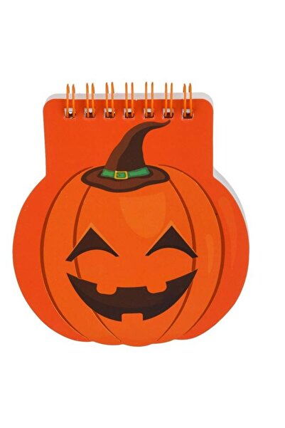 Jumbo Caiet spiralat cu folie dovleac 10,5 x 11 cm - 50 de foi