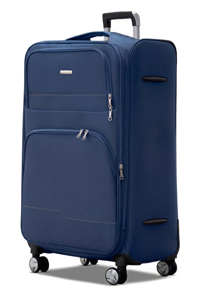 ZAAPPY Prestige Premium Nylon Expandable Large Checked 28 Inch (30-35kg) Lugg...