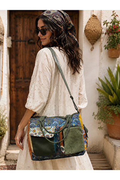 Street Bag Patchwork Ethnic Authentic Bohemian Shoulder Bag Handbag Messenger...