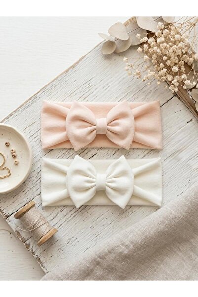 Bebila Baby Baby Girl Bandana Set of 2 Mevlütlük Photo Shoot Gift Hair Band N...