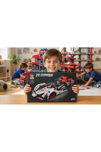 CToys Technique Racing Car 486 Parça Formula 1 Yarış Arabası Yapım Seti