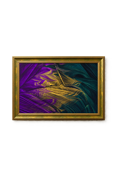 Genel Markalar MODERN TABLO KLASİK ÇERÇEVELİ 42x55 Eşsiz Bir Sanat Eseri | El...