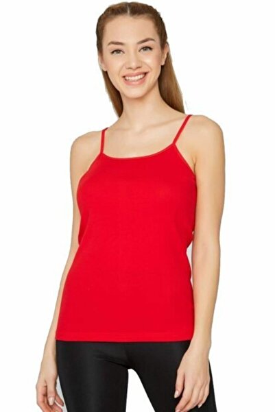 Zulu Ticaret Tutku-Women's Red Undershirt 6-Pack