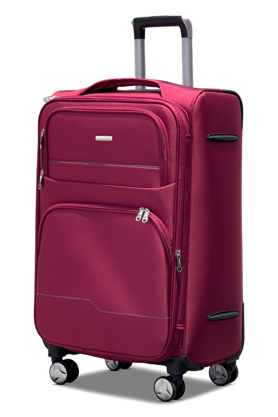 ZAAPPY Prestige Premium Nylon Expandable Medium Checked 24 Inch (20-25kg) Lug...