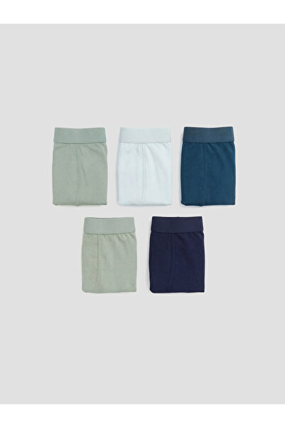 LC Waikiki Lcw Kids Navy Blue Boys' 5-Piece Boxer Set