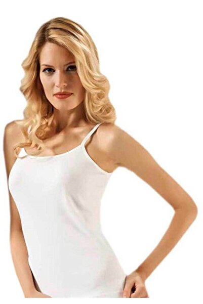Zulu Ticaret Tutku-Women's Rope Strap Tank Top 0135 3-Pack