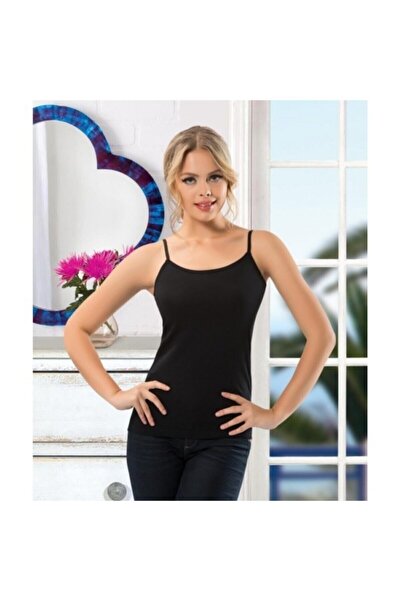 Zulu Ticaret Pack of 3 Black Rope Suspender Women's Athlete