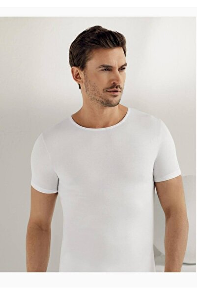 Zulu Ticaret Men's White Short Sleeve Undershirt m by New Season (7 Pieces Ec...