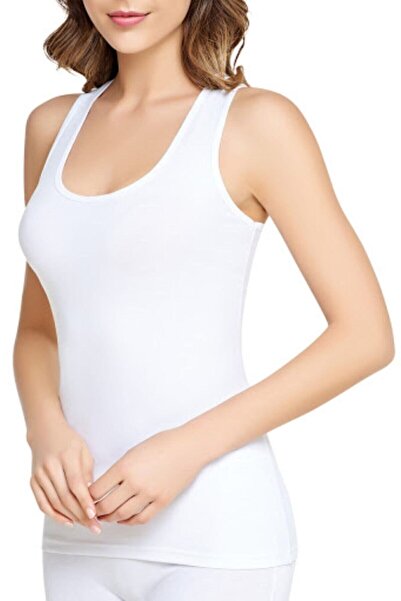 Zulu Ticaret Women's Wide Strap Lycra Tank Top