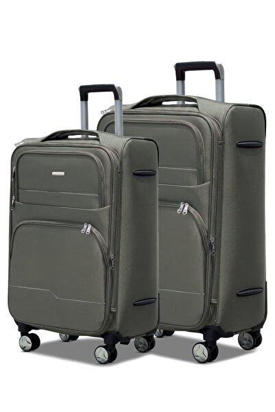 ZAAPPY Prestige Premium Nylon Expandable 2PCS Set (20/24 Inch) Luggage, Soft ...