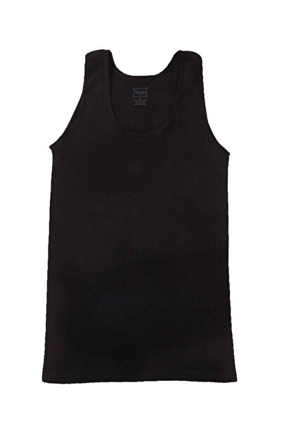 Zulu Ticaret Rib Tank Top 136 |   Black