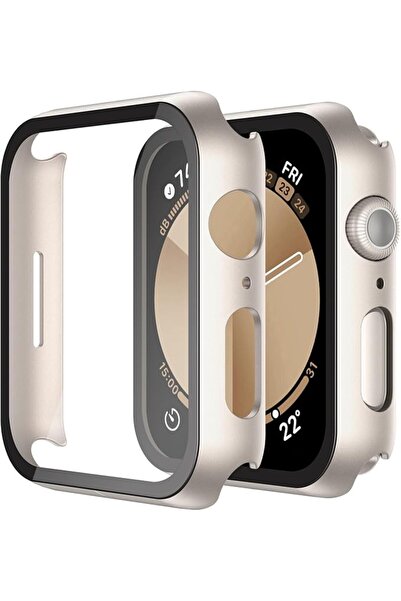 GENERAL Misxi جراب مع شاشة حماية لـ Apple Watch SE3/SE2/SE/Series 6/5/4 44 مم