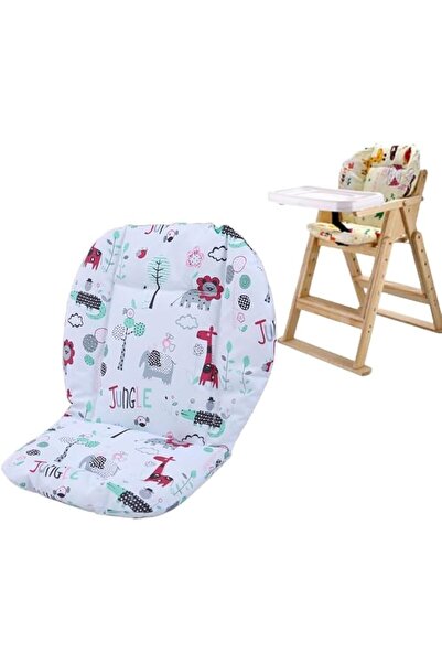 Aissiora Cotton Baby Dining Chair Cushion, Baby Stroller Cushion, Soft Baby S...