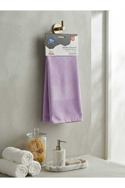 Titiz Plastik Titiz Microfiber Drying Cloth 40X60 cm Purple - Wet & Dry Use S...