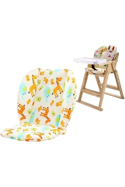 Aissiora Cotton Baby Dining Chair Cushion, Baby Stroller Cushion, Soft Baby S...
