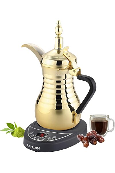 GENERAL Liberisso Arabic Coffee & Tea Pot, 304 Stainless Steel Pot, Overheat ...