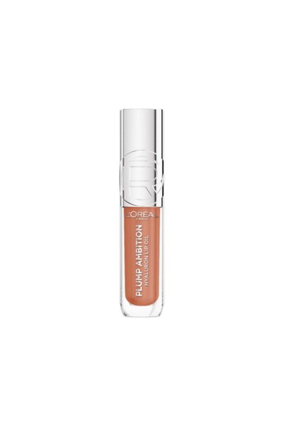 L'Oreal Paris Plump Ambition Hyaluron Oil Lip Gloss Latte Glaze 641