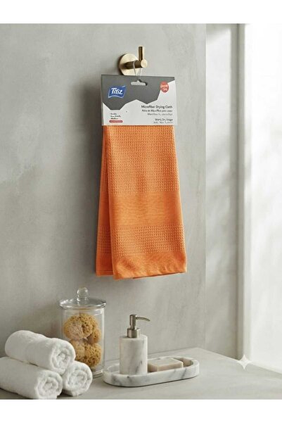 Titiz Plastik Titiz Microfiber Drying Cloth 40X60 cm Orange - Wet & Dry Use S...