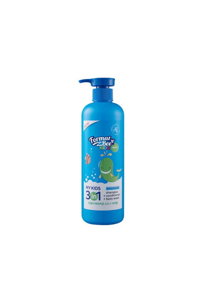 Formal Bee , 3 în 1 Apple, Șampon, Balsam și Gel de duș 3-în-1, 1000 ml