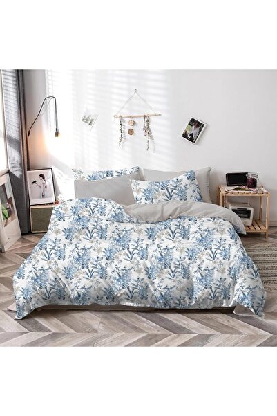A LA MAISON Printed Microfiber Duvet Set with 1 Duvet 2.6 x 2.3 m, 1 Fitted S...