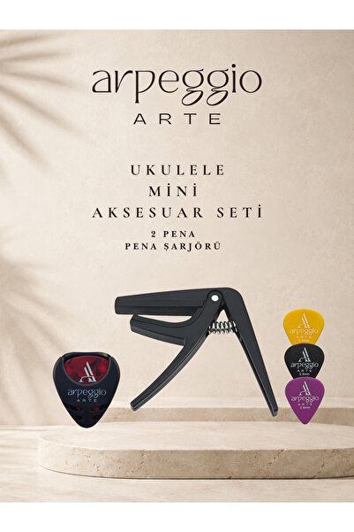 arpeggio ARTE Σετ Μίνι Αξεσουάρ Ουκουλέλε |   Ukulele Kaposu, Θήκη για Πένες ...