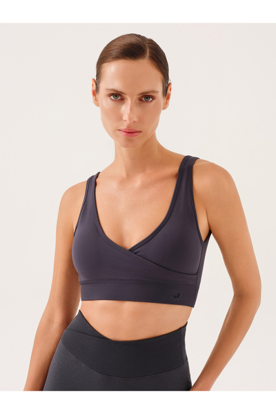 Jerf Motion Çapraz Askılı Bra Carbon
