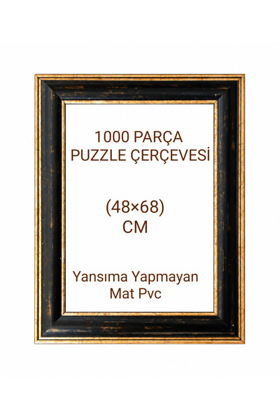 cercevehome PUZZLE ÇERÇEVESİ 1000 PARÇA (48cm×68cm) ÖLÇÜSÜNDE 31MM ESKİTME Sİ...