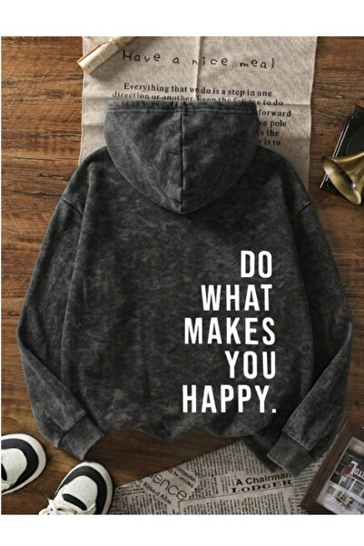 classy moda Unisex Street Statement Oversize Hoodie – Vintage Washed Graphic ...