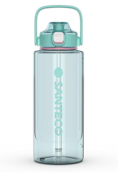 GENERAL Lightweight Bpa-Free Leak-Proof Water Bottle with Straw & Direct Drin...
