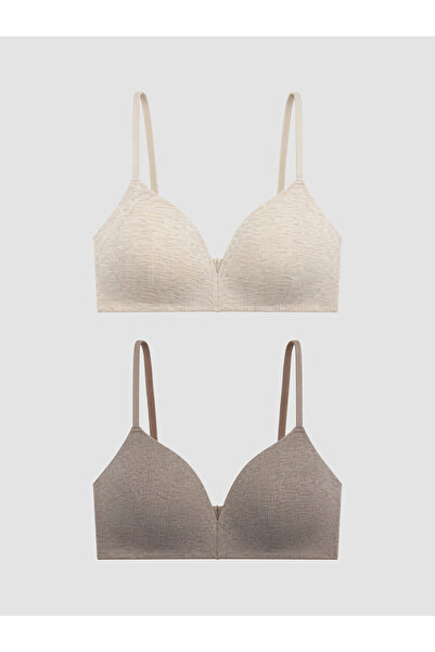 LC Waikiki Lcw Dream Beige Non-Wired Non-Padded Bra 2-Pack