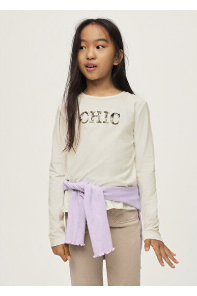 MAYORAL Cream Girls' Long Sleeve T-Shirt 7058