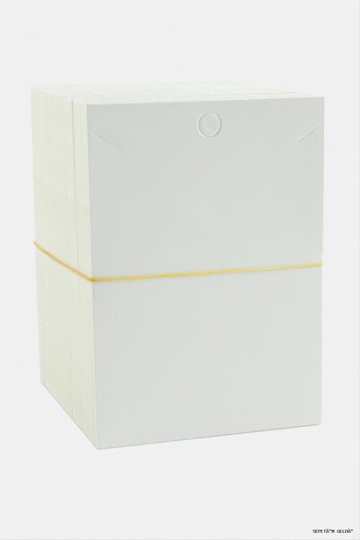 ZERO LAND Spt-Gld Large Pendant Card 200 (231651) Pieces White