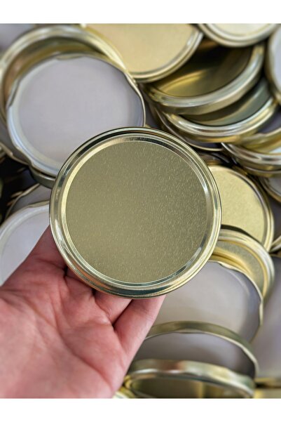 Atölye Merdiven Set of 6 Glass Jar Lids Decorative Colored Lids Standard Size...