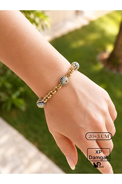 POKAK Xuping Jewelry 14k Altın Kaplama Nazar Boncuklu Vip Kuyumcu İşçiliği Bi...