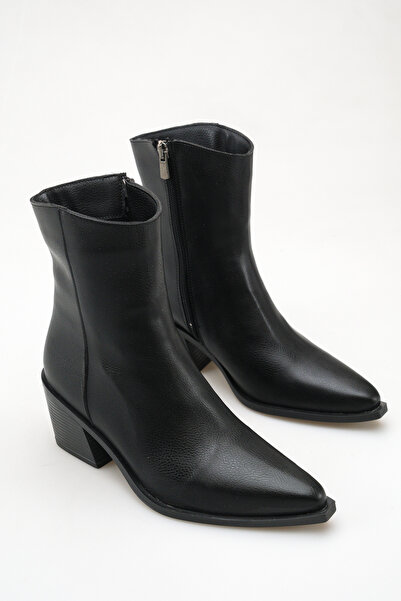 meyra'nın ayakkabıları Women's Heeled Boots Black Skin
