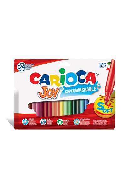 carioca Set carioci cu vârf subțire pentru desen, 24 bucăți – lavabile, vârf ...