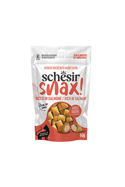 Schesir Snax Somonlu Dolgulu Kedi Ödül Maması 60 g