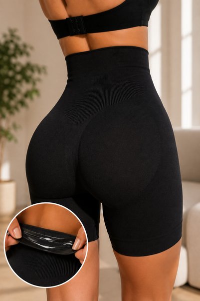 nisaNCa Seamless High-Waist Long Corset Non-Marking Belly Tummy Waist and Hip Lifter