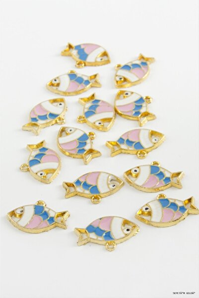 ZERO LAND Spt-Gld Fish Single Handle Enamel Bracelet and Pendant Horse 1 (031...