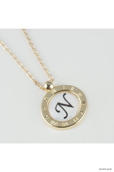 ZERO LAND Spt-Gld End of Series (02123) Letter Pendant