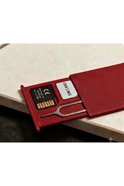 Generic SIM Card Storage Box, with SIM Card Removal Pin, Mini Portable Compact Type, Shockproof and Dustproof, Secure Storage for SIM TF Memory Card, Mobile Phone Digital Accessory